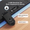 KOPJIPPOM Silent Wireless Keyboard and Mouse Combo - Keyboard with