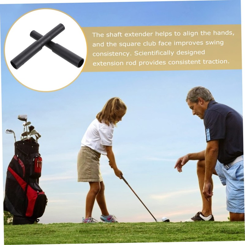 OHPHCALL 2sets Ergonomic Golf Club Extension Stick Pp Extension Rod