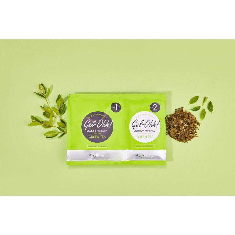 AVRYBEAUTY AVRYBEAUTY Gel-Ohh Jelly Spa Bath 3 pack, Green Tea