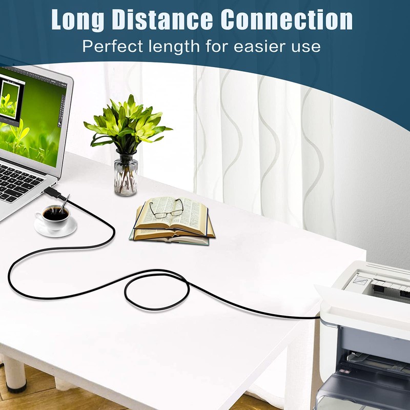 Inovat Replacement 10FT USB A Male to B Male Cable