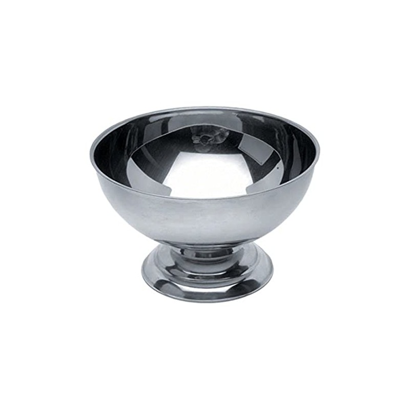 Genware NEV-6190 Sundae Cup, Stainless Steel, 80 mm Diameter