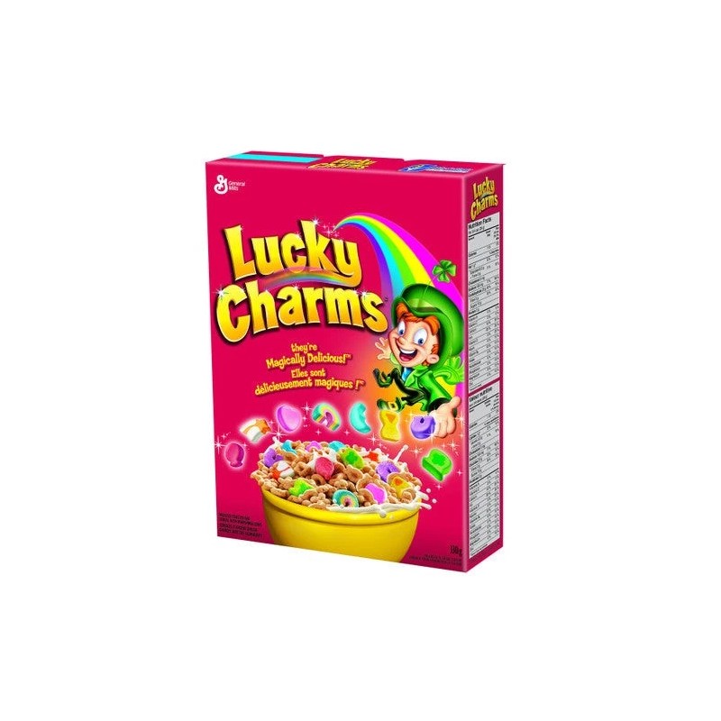 Lucky Charms Cereal/ Marshmallows, 330g/11.64 oz. Box
