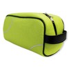 Zumer Sport Actual Ball Material Toiletry Travel Bag, Tennis Yellow,