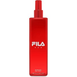 FILA RED for Men - Classic, Intense, Long Lasting Men's Fragrance For Day And Night Wear - Notes Of Bergamot, Lemon, Lime, Jasmin, And Sandalwood - Streamlined, Portable Bottle Design - 8.4 Oz