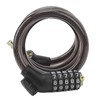 3.6ft Bicycle Lock with Mounting Bracket Anti Theft Universal 5