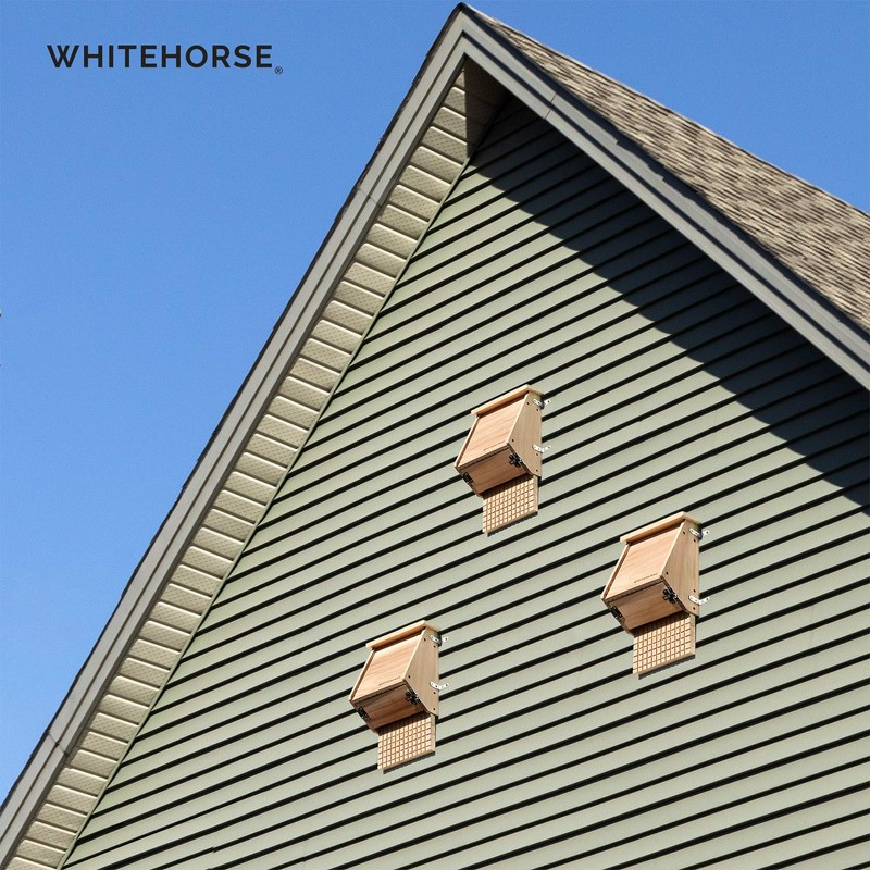 WHITEHORSE 4-Chamber Bat House - A Premium Cedar Bat Box