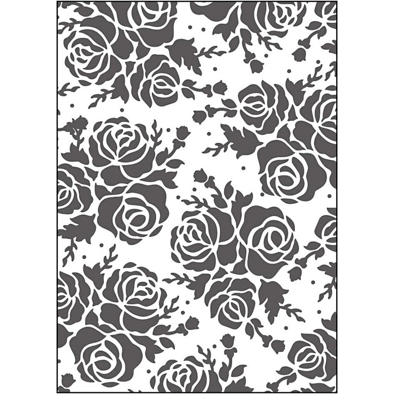 Cartella goffratura, dimensioni 13x18,5 cm, spessore 2 mm, rosa, 1pc