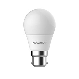 Megaman LED 711110 Dimmable Classic Opal Golf Ball B22 4000K Cool White 5.5W (1)