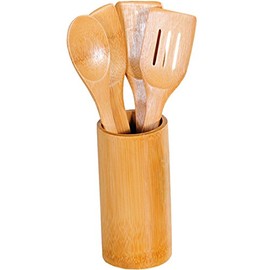 Kesper Küchenhelfer, Bambusholz, braun, 11 x 18 x 11 cm, 5-Einheiten