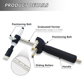 Car Wheel Eyebrow Scriber, Auto Body Line Marker Tool with Scale, Wheel Arch Parallel Scriber for Auto Sheet Metal Dent Repair