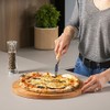 Bisetti Beech Wood Pizza Cutting Board with Cutter