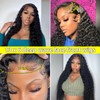 ACIWP Deep Wave Lace Front Wigs Human Hair 13x6 HD