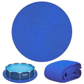 Fairooth 12 FT Round Pool Liner Pad for Above Ground Pool Under Pools Padding Replacement Swimming Pools Ground Cloth Protector for Extend Liner Life Hot Tub Liner, Blue
