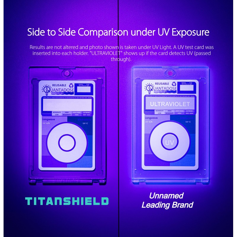 TitanShield 35PT One Click Magnetic Trading Card Holder (Pack of