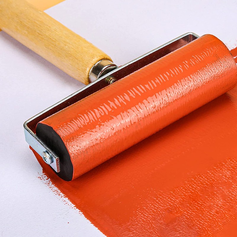 INHEMING 2 Pack Rubber Roller 10 cm (4 Inch) and
