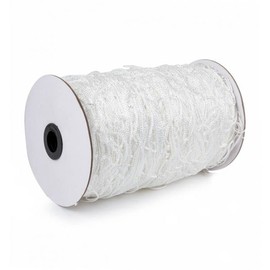 247Garden 5X200FT All-Season Trellis Netting w/ 5in Square Mesh (White, Nylon Gardening Net 1000 Sqft Spool Roll)