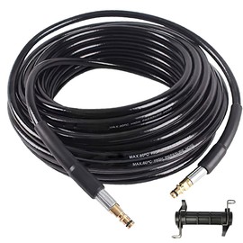 Kärcher Extension Hose Compatible with K Series 6m 10m 15m for High-Pressure Washer Premium Kärcher Hose Anti-Twist Extension Compatible with K Series K2 K3 K4 K5 K6 K7 GreenAuto Adapter Included 10m)