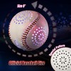ZACEAC LED Rechargeable Baseball with 9 Lighting Modes Glow in