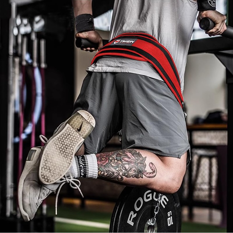 TAVIEW Dip Belt with Chain, Weighted Belt for Pull-Ups, Heavy