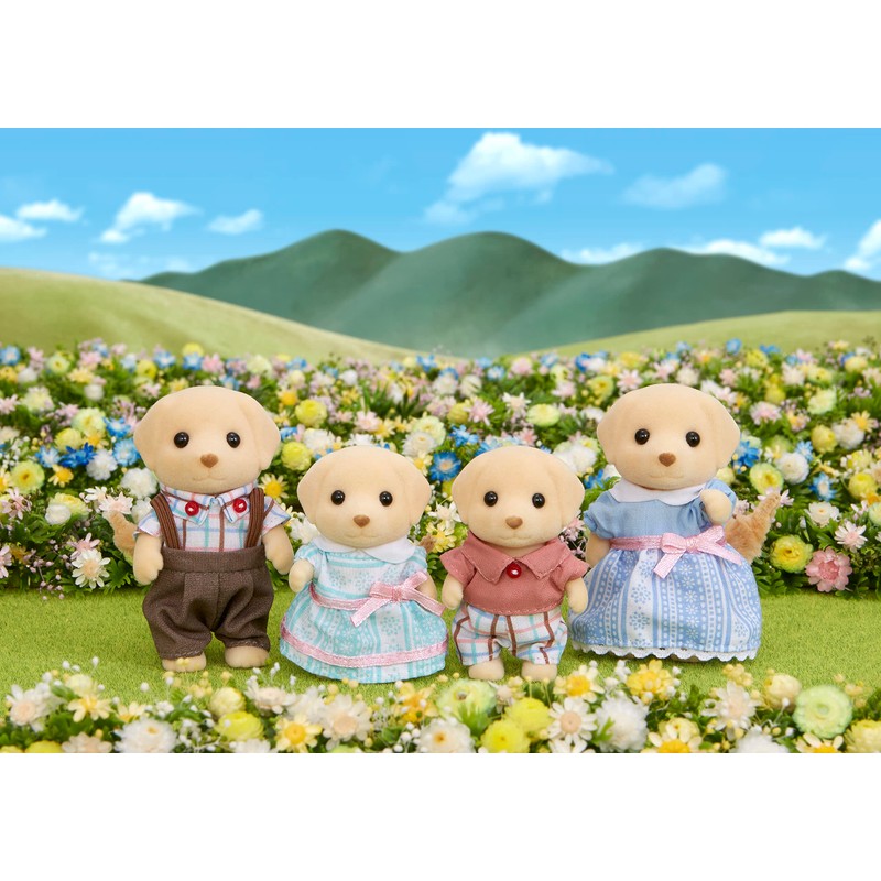 Sylvanian Families - Yellow Labrador Family - dollhouse playset