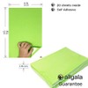 Allgala 20 Pack Self-Adhesive EVA Foam Paper 8x12 Inch Sheets-Lime-CF85409