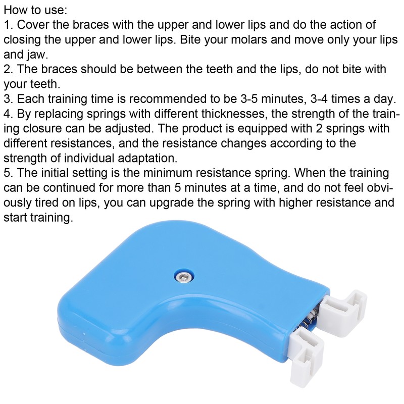 Oral Lip Muscle Training Tool Lip Closure Training Exercise Tool