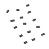500g Hair Extension Bonding Granule Brown Strong Adhesion Reliable Wig