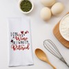 PWHAOO Wine Drinker Kitchen Towel I Can Wine All I