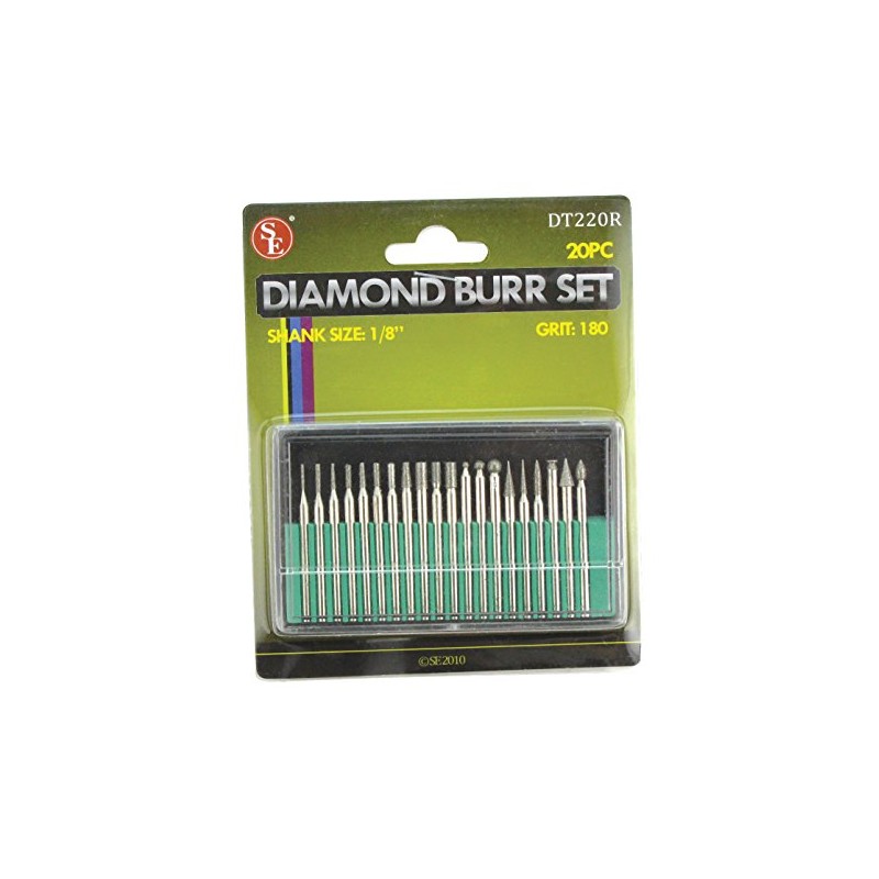 SE Diamond Burr Set (20 PC.) - DT220R
