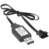 3Pcs Vgoohobby SM-4P Plug Charger 7.4V USB Charging Cable for