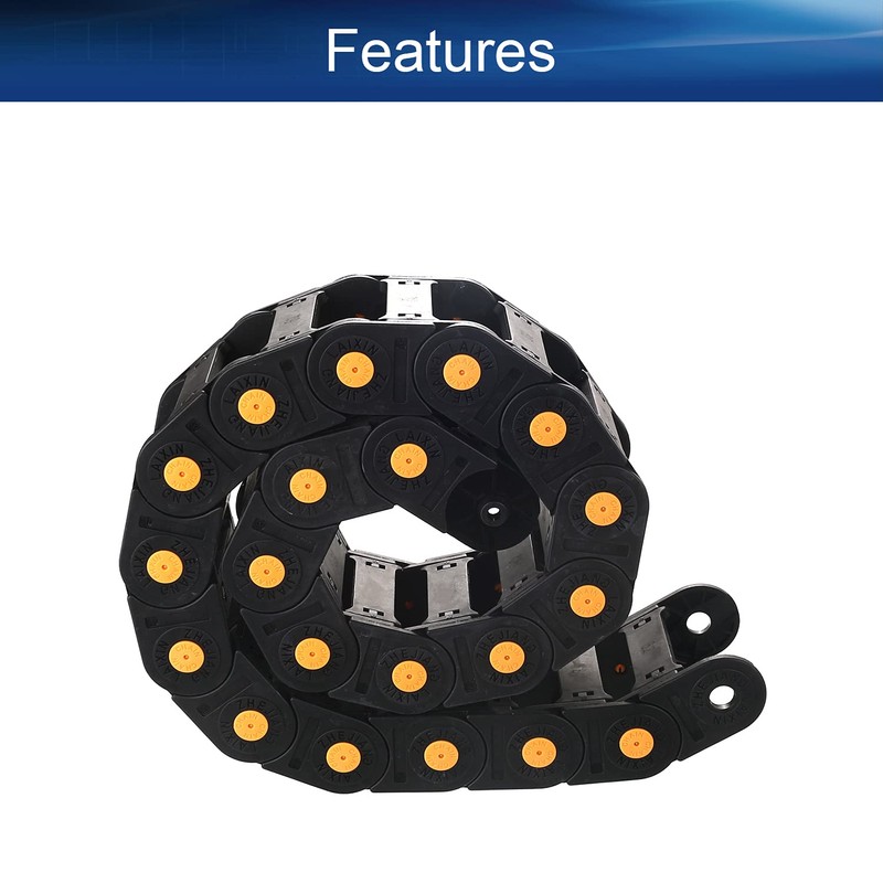 Heyiarbeit R100 Cable Drag Chain 1Meter Carrier Drag Chain Cable