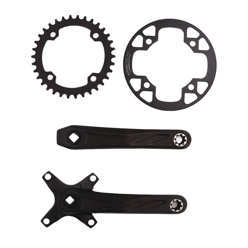 Bike Crankset Mountain Bike Crank Arm Set with 34T Positive