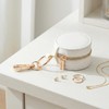 Hmxpls Portable Ring Holder Keychain, Mini Sports Jewelry Holder Box,
