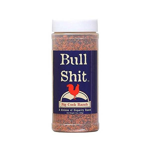Bull Shit Steak Seasoning, Net Wt 12oz