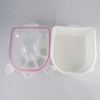 Recipiente Plástico de Remojar para Resistente Uñas Agua Duro Manicura