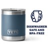 YETI Rambler 10 oz Lowball, Vacuum Insulated, Stainless Steel with