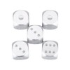 Alomejor Dice Metal Dice 6 Sides Set of 5 with