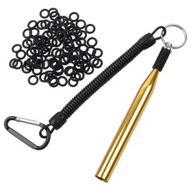 Wacky Rig Tool Wacky Worm O-Rings Fishing Rigging Worm Kits for Soft Stick Worm Baits Fishing Accessories Set, Wacky Orings 4&5 inches…