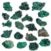 Rockcloud Natural Malachite Raw Stone Irregular Ornament Healing Crystal Stone