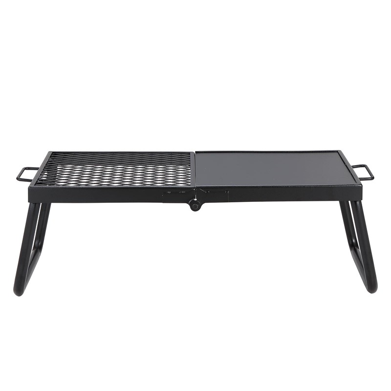 VEVOR Folding Campfire Grill, Heavy Duty Steel Mesh Grate, 22.4"