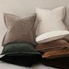 vivrudil Decorative Chenille Luxury Throw Pillow Covers with Wide Edge,