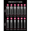 EBANKU Pack of 120 Poly Gel Nail Shapes for Toes,