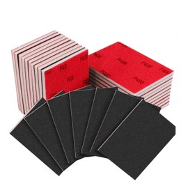 16 Pcs 400 Grit Sanding Sponge, Ultra Fine Sandpaper Assortment Pads, Soft Foam Sanding Block Dry Wet Sandpaper for Model Drywall Metal Wood Furniture Polishing (P400)