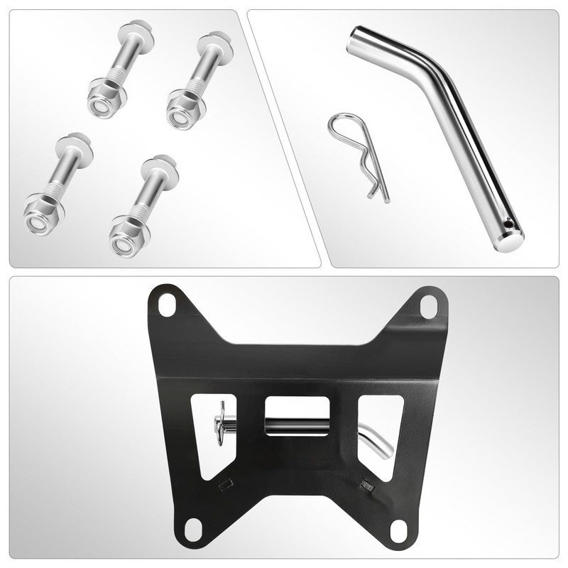 DNA MOTORING 2" Tow Hitch Receiver Compatible with Honda Talon