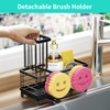 HapiRm Sink Caddy Sponge Holder - Self-draining Kitchen Sink Organizer