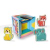 SES Creative 13142 - Stacking blocks tower with animal figures