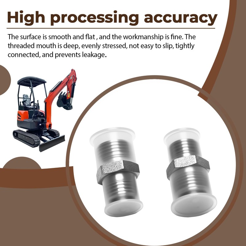 115757 Excavator Hydraulic Hose Thread Connector Compatible with AGT, TPM,