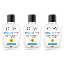 Olay Complete All Day Moisturizer SPF 15 Sensitive 4 oz (3 packs) Size / 올레이 컴플리트 올데이 모이스처라이저 SPF 15 민감성 4온스(3팩) Size