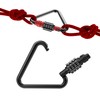 UP Security Combination Locking Triangle Carabiner for Outdoor Adventures, Password