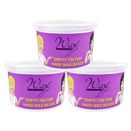 Wax Necessities Empty Refill Wax Can for Wax Beads 14.1 Ounces 3 Pack